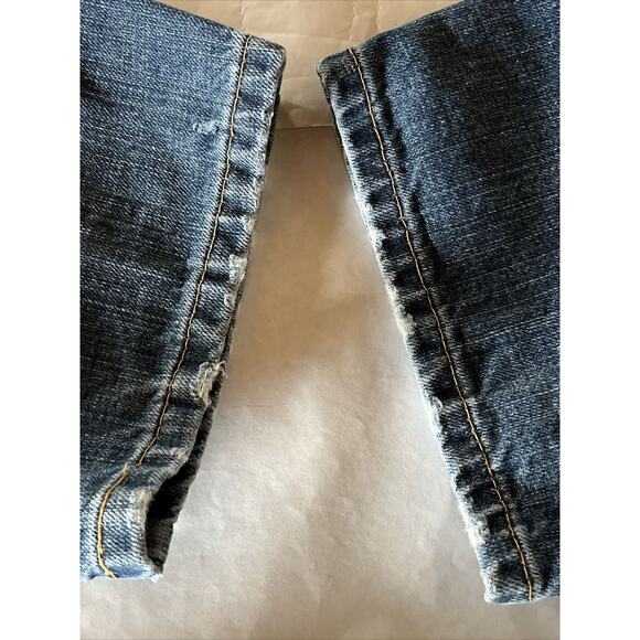 Levis 559 Jeans Men’s 36x30 Blue Medium Wash Cotton Denim Outdoor Y2K Distressed - Picture 14 of 16